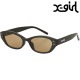 å X-girl եåե졼 󥰥饹 [105251054024 SS25] FOX FRAME SUNGLASSES ǥ UVå 奱դ  BROWN 谷Ź