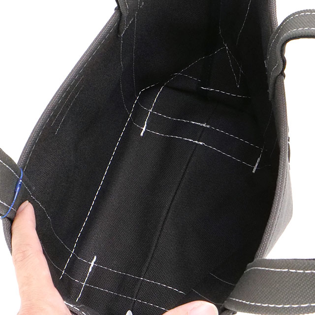オーシバル ORCIVAL トートバッグ スモール [OR-H0285-KWC FW25] TOTE BAG SMALL メンズ・レディース ユニセックス 鞄 日本製 キャンバストート 小サイズ 帆布 グレー CHARCOAL/BLACK 正規取扱店