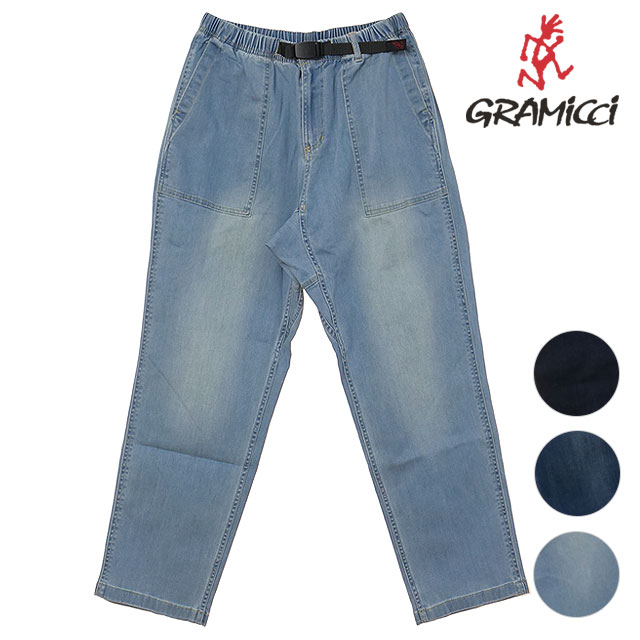 グラミチ GRAMICCI メンズ ストレッチデニム ルーズテーパード リッジ 
