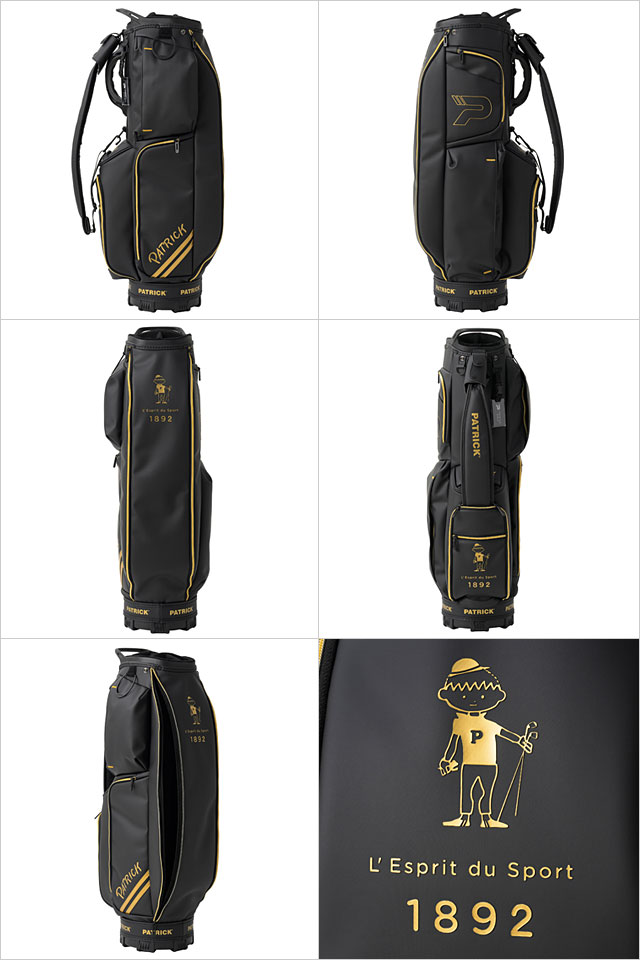 パトリック PATRICK GOLF ゴルフ 8.5型 キャディバッグ P LX [264-621