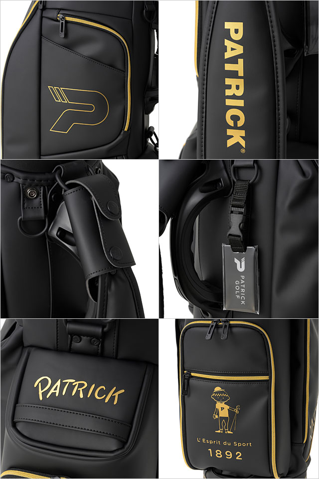 パトリック PATRICK GOLF ゴルフ 8.5型 キャディバッグ P LX [264-621