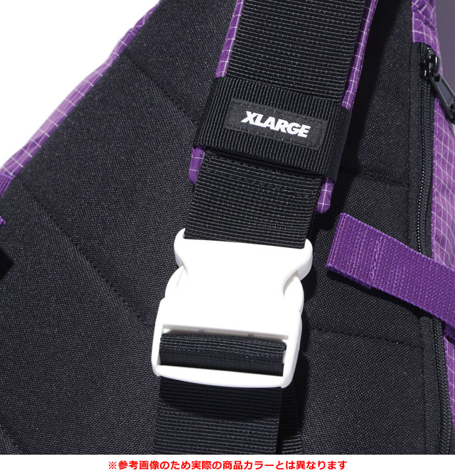 XLARGE バッグ XLARGE エクストララージ メンズ ラバーパッチド ショルダーバッグ