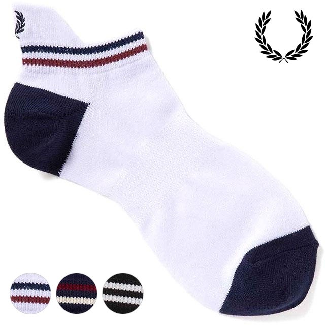 フレッドペリー FRED PERRY ティップド リブ アンクルソックス [F19999