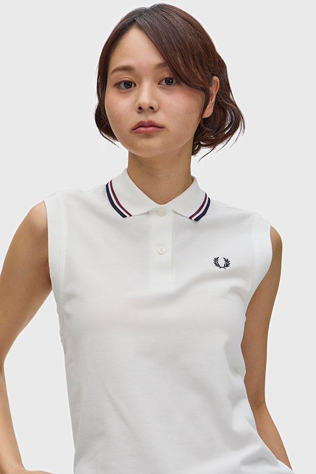 フレッドペリー FRED PERRY タンクトップ レディース スリーブレス