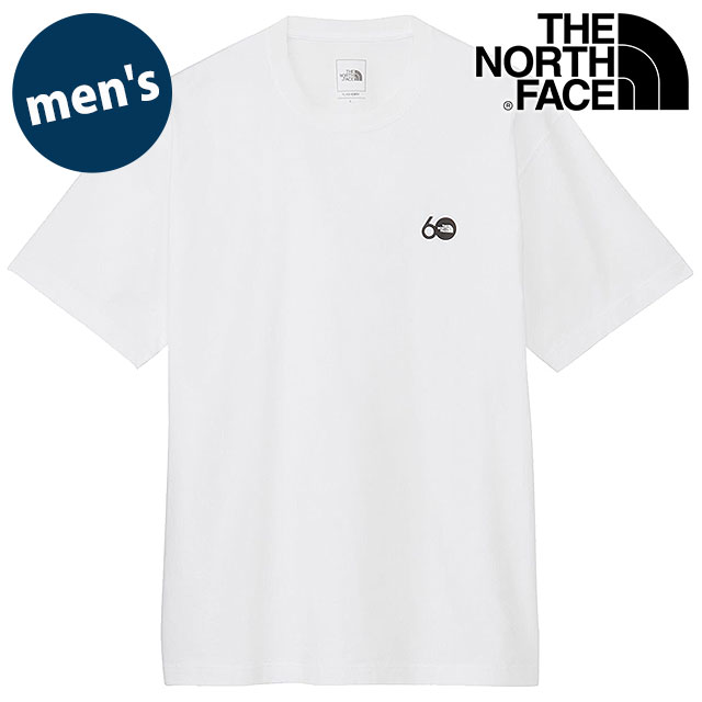 【 新品・未使用 】DIANTÉ ロゴテープシャツ ホワイト ザ・ノース・フェイス THE NORTH FACE メンズ ショートスリーブ60th