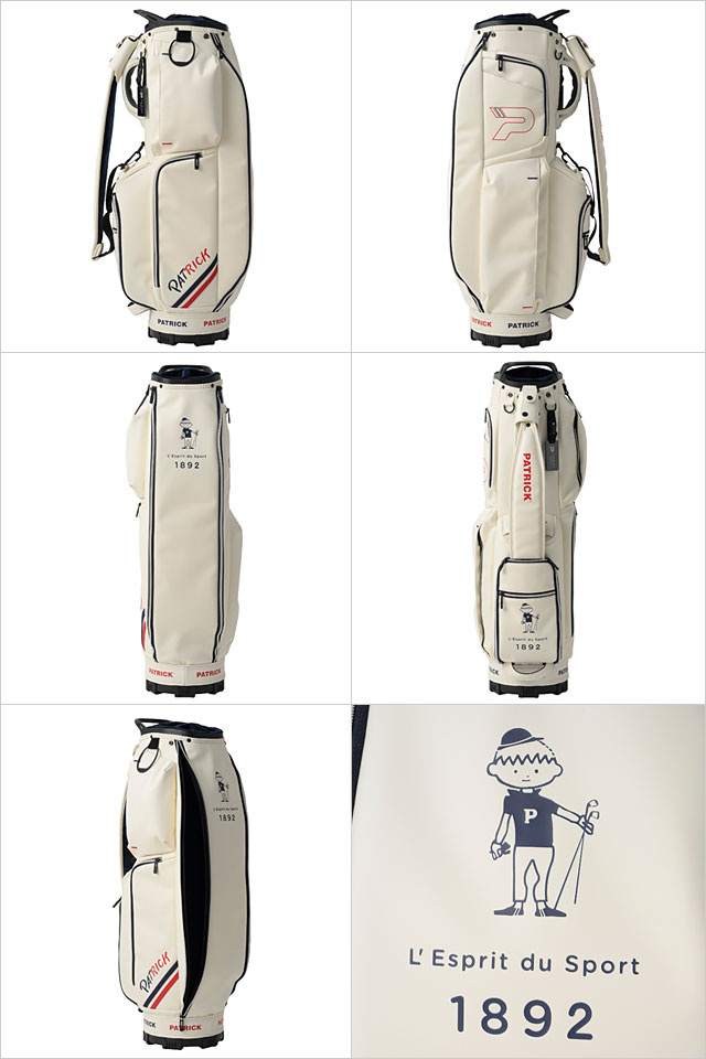 パトリック PATRICK GOLF ゴルフ 8.5型 キャディバッグ P LX [264-620