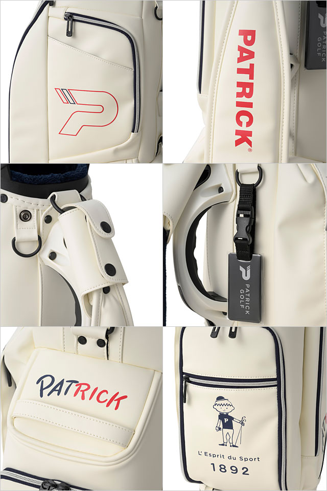 パトリック PATRICK GOLF ゴルフ 8.5型 キャディバッグ P LX [264-620