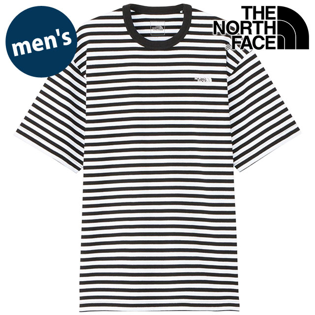 20OFFSALEۥΡե THE NORTH FACE 硼ȥ꡼֥ޥܡƥ [NT32455-KW SS25] S/S Multi Border Tee  TNF ȥɥ ȥåץ ȾµT ˥ååȥ ֥å/ۥ磻 ڥ᡼ 谷Źts
