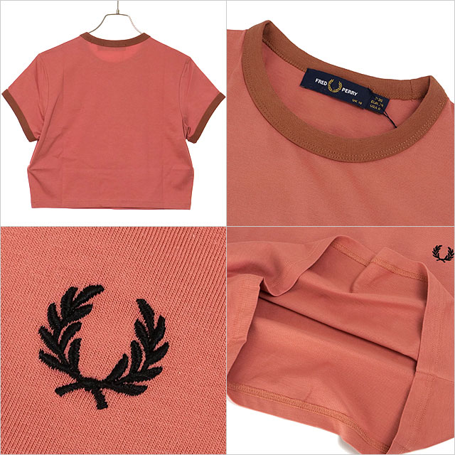ナイジェルケーボン× FRED PERRY ラグランスリーブ Tシャツ レッド FRED PERRY フレッドペリー ポロシャツ TWIN TIPPED SHIRT M3600