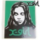 å X-girl åեƥå [105253054026 FW25] X-girl FACE STICKER 󥺡ǥ ƥå   ž ȥ꡼ GREEN ڥ᡼ 谷Ź
