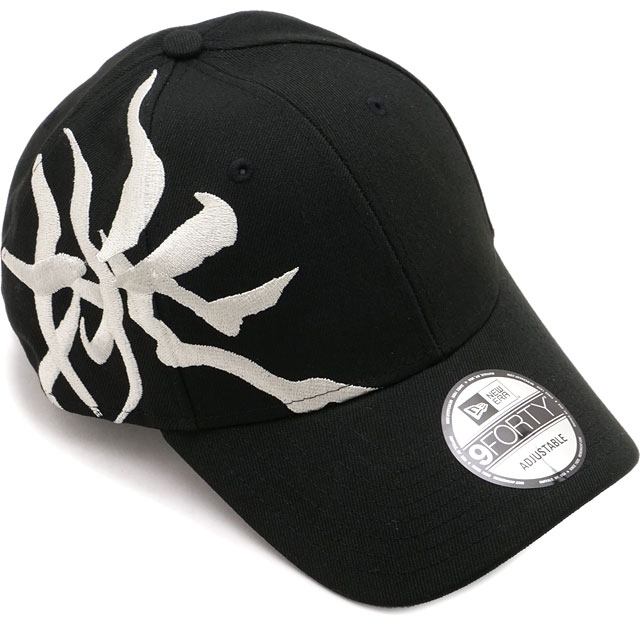 NEW ERA 9FORTY キャップ 黒/白　岡本太郎 ニューエラ キャップ NEW ERA CAP 9FORTY 岡本太郎 挑む [14683796