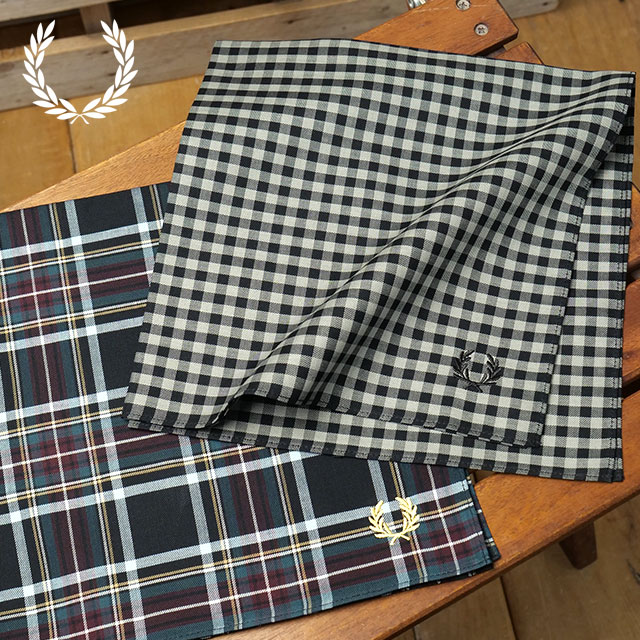 フレッドペリー FRED PERRY ハンカチーフ [F20007 SS26] HANDKERCHIEF