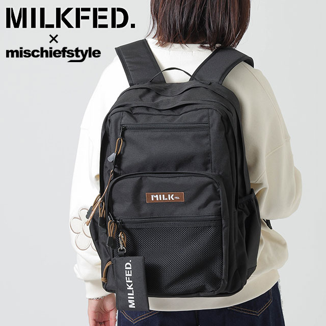 コラボ ミルクフェド MILKFED. リュック ミスチーフスタイル ダブル