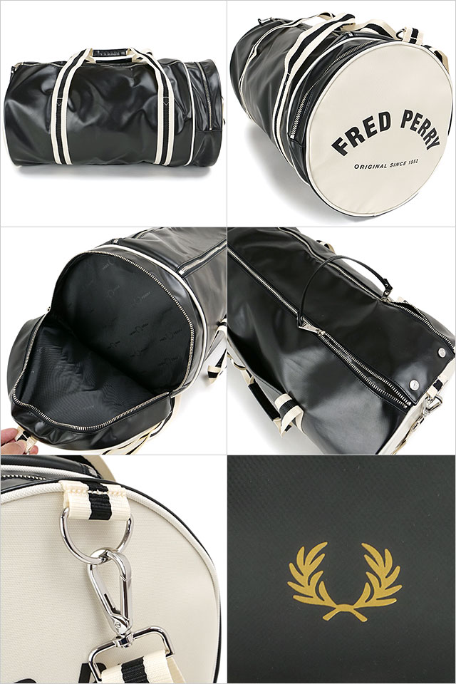 フレッドペリー FRED PERRY クラシック ラージ バレルバッグ