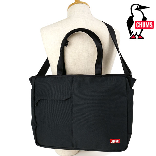 チャムス CHUMS SLC 2ウェイ トート [CH60-3851 FW24] SLC 2Way Tote メンズ・レディース 鞄 ショルダー トートバッグバッグ Black(K001) 正規取扱店