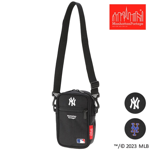 マンハッタンポーテージ Manhattan Portage × MLB コブルヒルバッグ [MP1436MLBYANKEES/MP1436MLBMETS SS23] Cobble Hill Bag (MD) MLB メンズ・レディース 鞄 縦型ショルダーポーチ