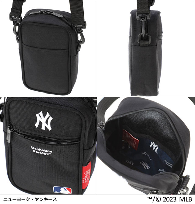 マンハッタンポーテージ Manhattan Portage × MLB コブルヒルバッグ [MP1436MLBYANKEES/MP1436MLBMETS SS23] Cobble Hill Bag (MD) MLB メンズ・レディース 鞄 縦型ショルダーポーチ