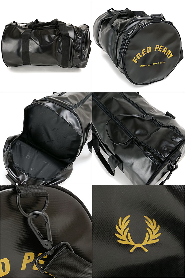 フレッドペリー FRED PERRY トーナル クラシック バレルバッグ