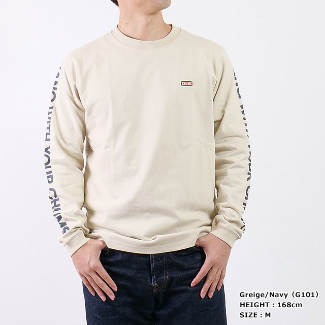 チャムス CHUMS HWYCブラッシュドロングスリーブTシャツ [CH01-2669 