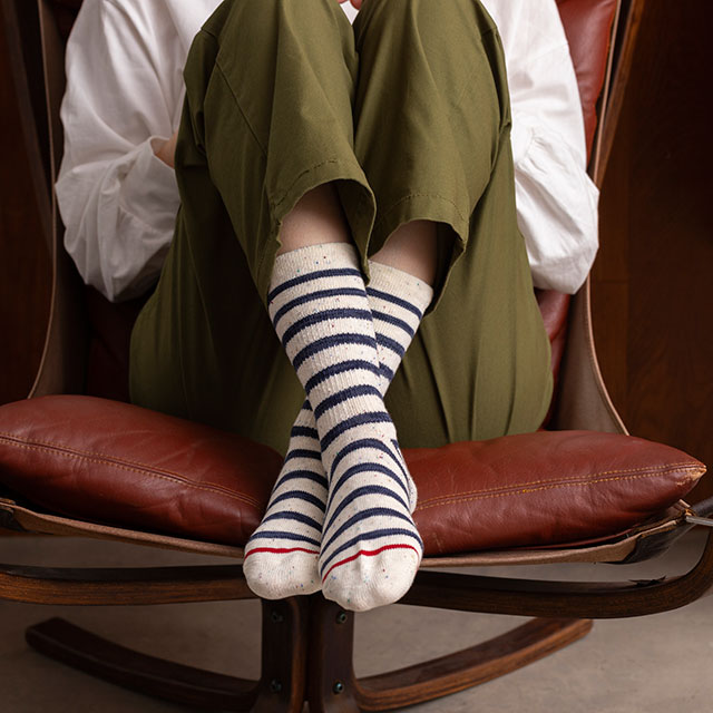 Blurhms コットンネップボーダークルー コンフィーハウス Comfy House コットンネップボーダー・クルー