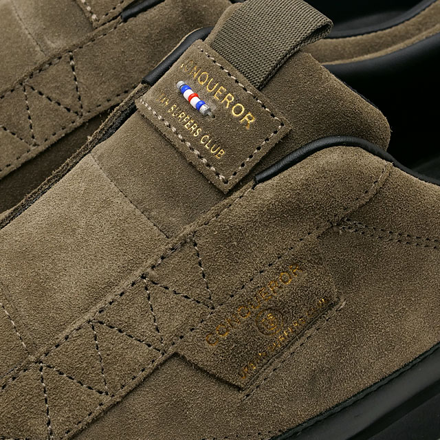 【SALE】コンカラー シューズ conqueror shoes スニーカー バーゼルスウェード [BS-01 FW24] BASEL SUEDE メンズ 靴 カジュアルシューズ 男性用 WARM-GRAY 正規取扱店【ts】 SALE】コンカラー シューズ conqueror shoes スニーカー バーゼル