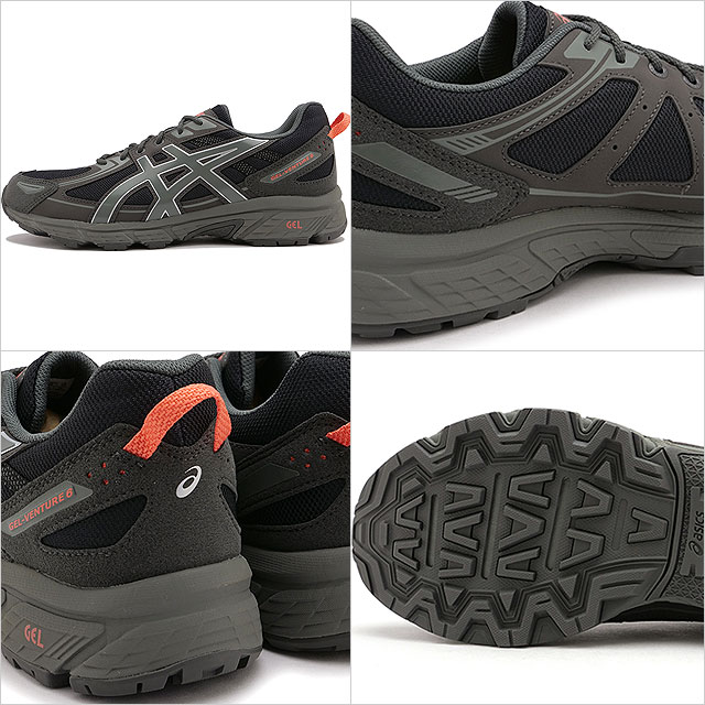 アシックス ゲル ベンチャー 6 ブラック 26cm ASICS スニーカー GEL-VENTURE 6 / ゲルベンチャー メンズ