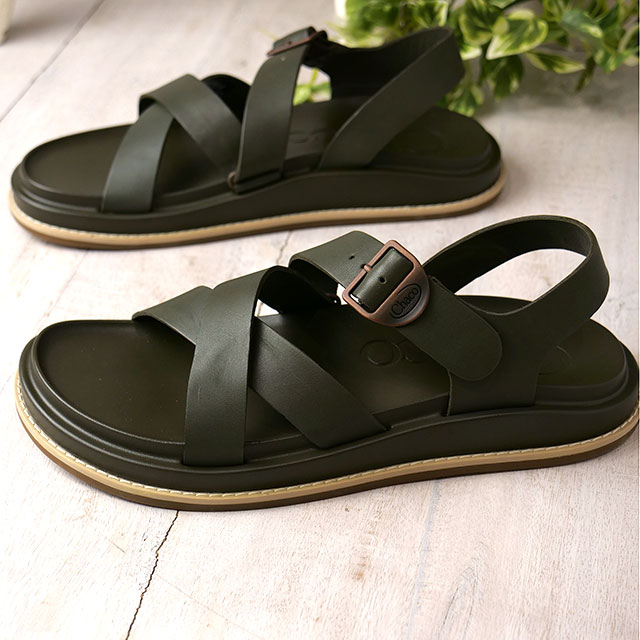 ̵ۡSALEۥ㥳 Chaco ǥ ȥåץ  [JCH109474 SS23] TOWNES  쥶 OLIVE NIGHTts