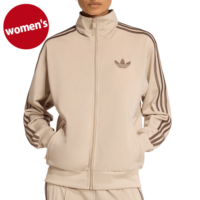 adidas ベージュ　ジャージ アディダス　トラックジャケット アディダス オリジナルス adidas Originals レディース ファイヤー