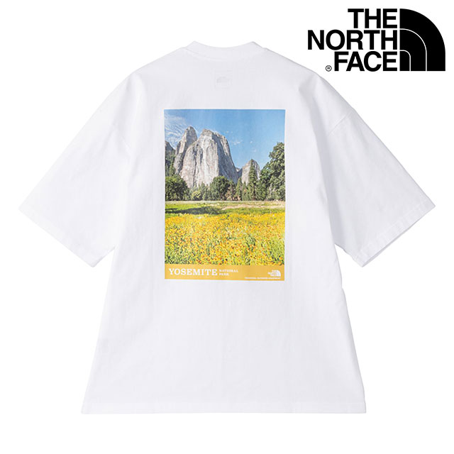 【THE NOTRH FACE】 YOSEMITE S/S R/TEE‐WHITE THE NORTH FACE S/S Yosemite Scenery Tee ホワイト（ザ・ノース