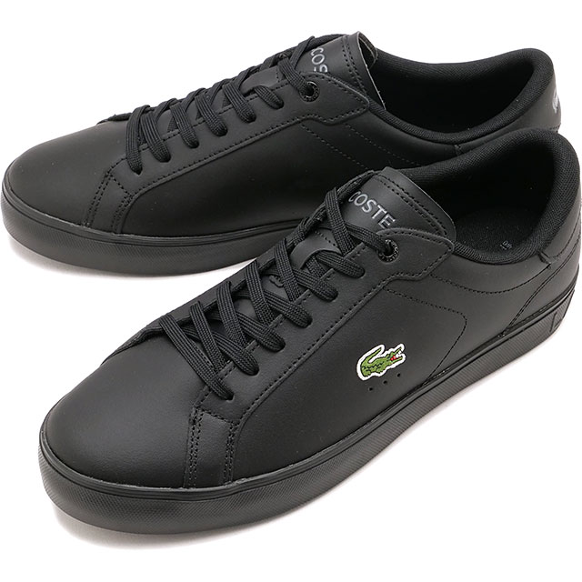 LACOSTE ブラック メンズシューズ ラコステ LACOSTE スニーカー パワーコート GRPH 225 1 SMA [50SMA0152
