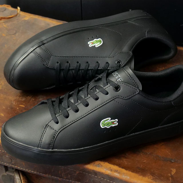 LACOSTE ブラック メンズシューズ レザースニーカー メンズ ブラック、LACOSTE｜ABC-MART【公式】
