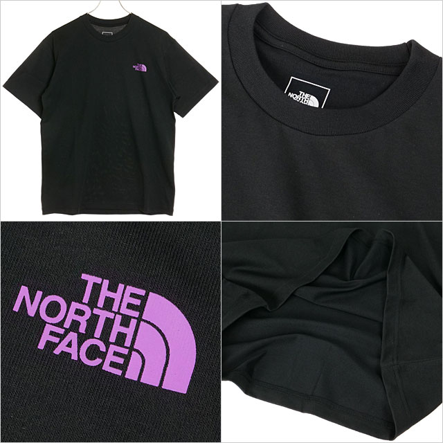 ̵ۥΡե THE NORTH FACE  硼ȥ꡼֥ϡեå󥰥ƥ [NT32458-K SS24] S/S Half Switching Logo Tee TNF ȥåץ Ⱦµ T ȥɥ ֥å ڥ᡼