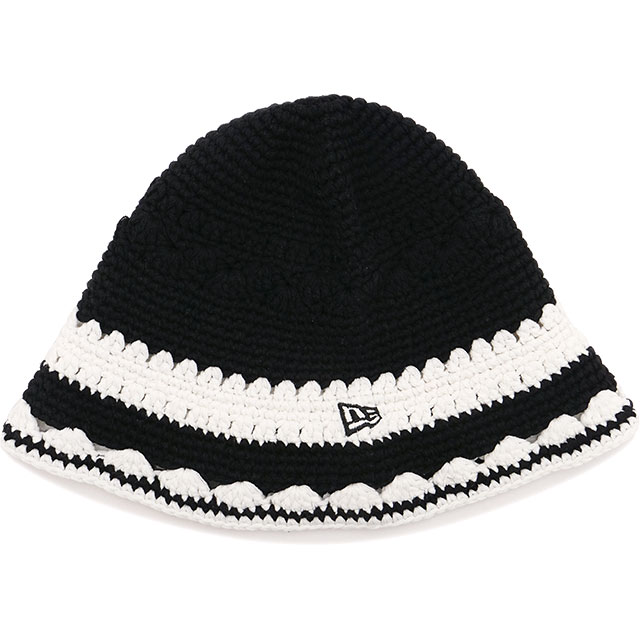 ニューエラ キャップ NEW ERA CAP ハット クロッシェニット ボーダー