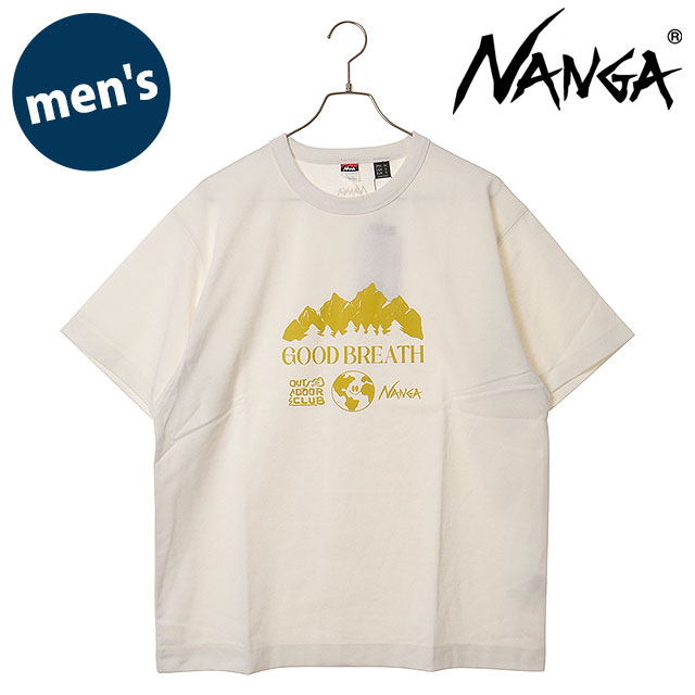ナンガ NANGA メンズ エコハイブリッド グッドブレスTシャツ [N2610