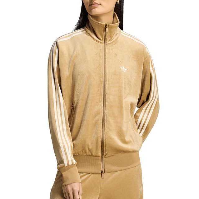 アディダス ファイヤーバード ベロアトラックジャケット M ベージュ アディダス オリジナルス adidas Originals ファイヤーバード ベロア