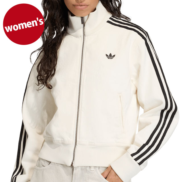 アディダス オリジナルス adidas Originals レディース ファイヤーバード トラックトップ デニム [IF409/KD2892 SS26] FIREBIRD TRACK TOP DENIM トップス トラックジャケット ジャージ クラウドホワイト 正規取扱店 adidas Originals（アディダス オリジナルス） アディダス オリジナル