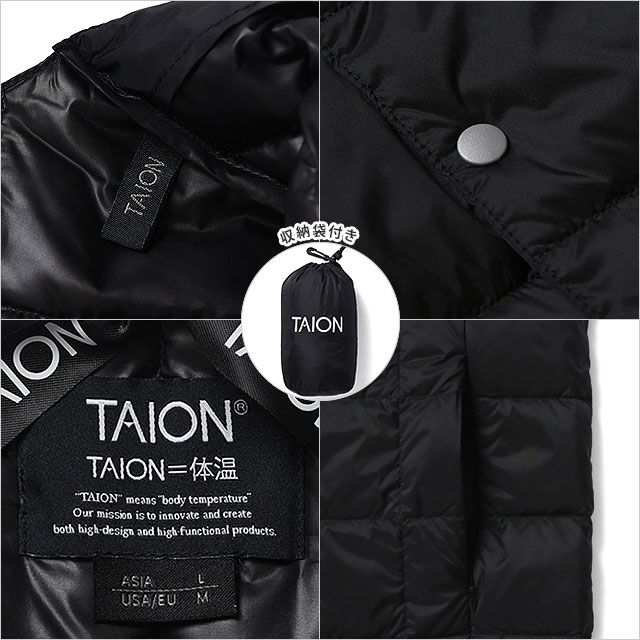タイオン TAION Vネック ロングダウンベスト [TAION-W001-LONG FW26