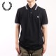 եåɥڥ꡼ FRED PERRY ݥ ĥ ƥåץ եåɥڥ꡼ [M3600-350] TWIN TIPPED FRED PERRY SHIRT  ȥåץ Ⱦµ åȥԥ BLACK