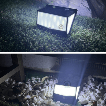 ソーラーセンサーライト 468LED 3面発光 270°広角 IP65 人感センサー 屋外 防犯｜1～10台選択可｜msm-LT468