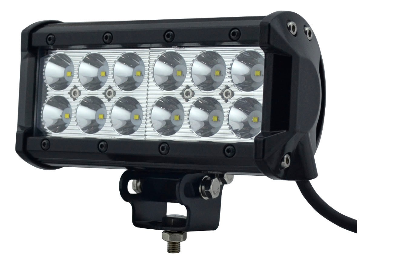 LEDライトバー 36W CREE 12V/24V 防水 トラック 重機 船舶 デッキライト 補助灯｜1～12台選択可｜msm931-cree36