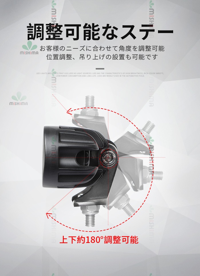led作業灯ワークライト【20台/ led作業灯12v 24v・16W】 軽トラ 12v