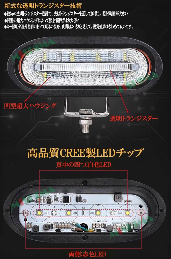 バックライト ブレーキランプ【2台／バックランプ／フォグランプ・最大 