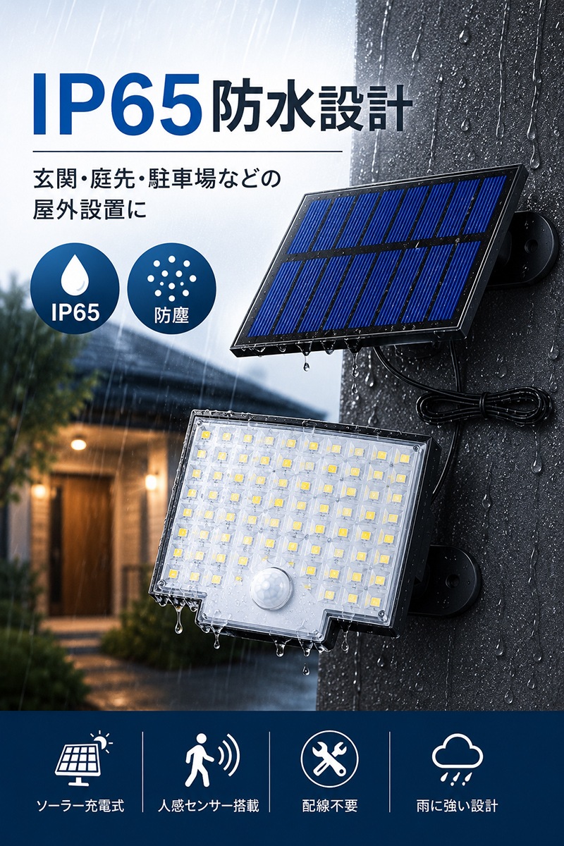 LED 人感センサー ガーデンライト【単品】小型 ソーラーライト msm-LT