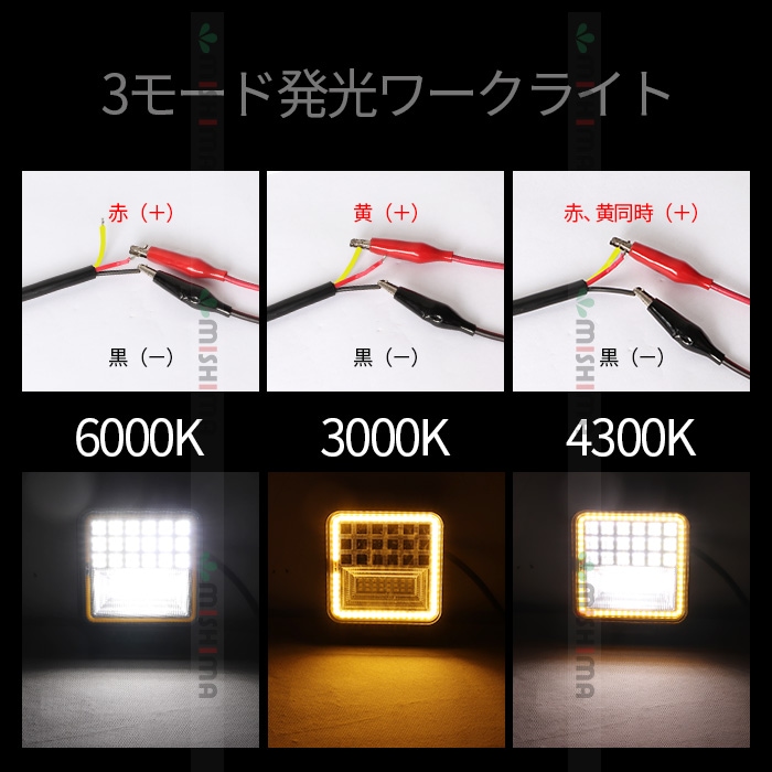 フォグランプ 後付け led【4台・12V 24V 48V 60V 対応】軽トラ msm4042