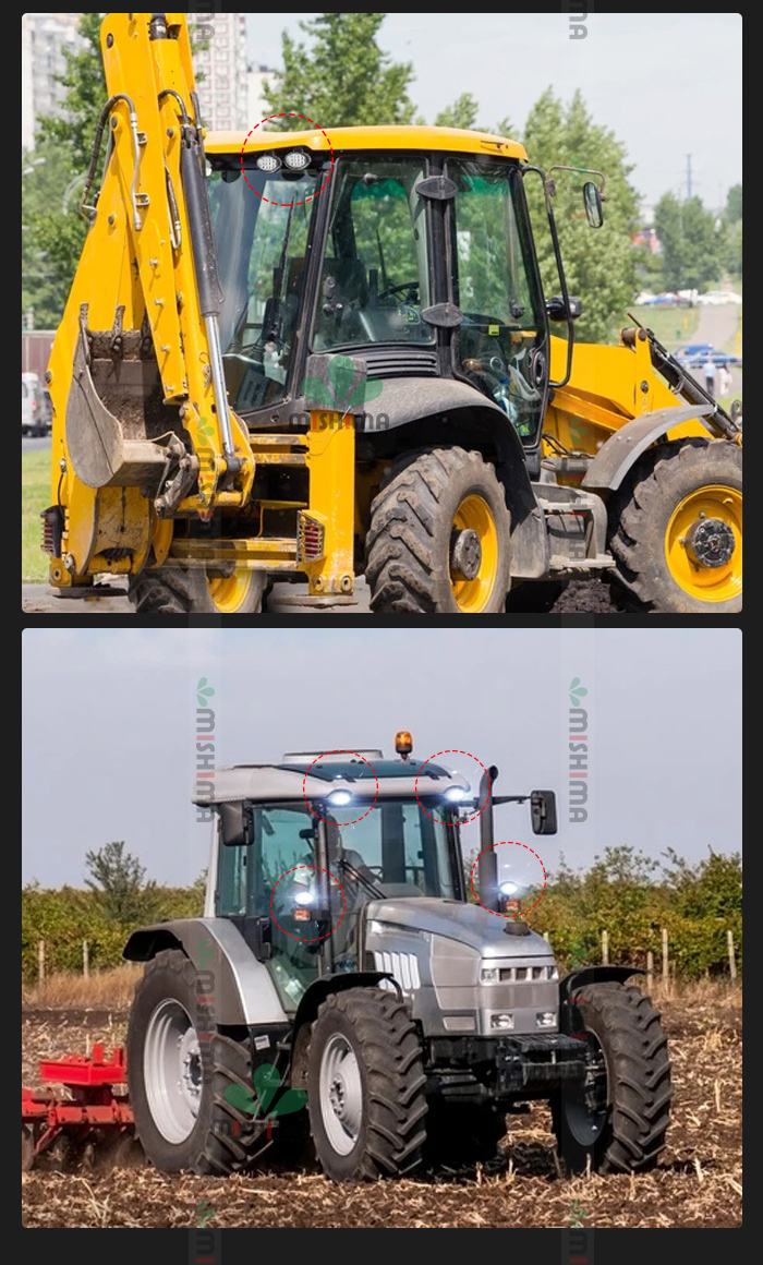 led作業灯12v led作業灯24v【1台/楕円型13W・最大14ヵ月保証】msm6213 led作業灯ワークライト 12v 24v兼用 ノイズ対策 船舶用 車用 建築機械用 建設車両 