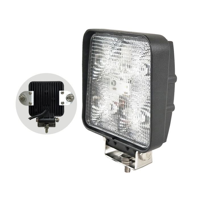 作業灯led12v 作業灯led24v【2台/・ノイズ対策15W】作業灯 LED ワークライト msm909 広角/狭角15w 12v 24v兼用 最大14ヵ月保証■角形  作業灯led車 