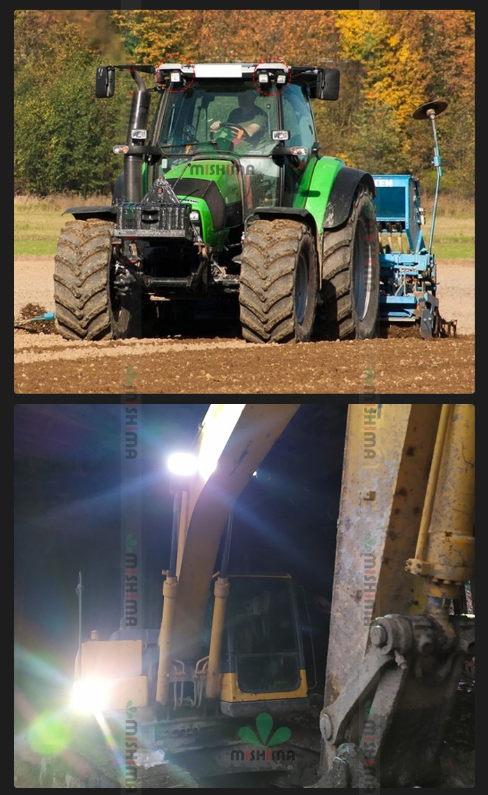 作業灯led12v 作業灯led24v【2台/・ノイズ対策15W】作業灯 LED ワークライト msm909 広角/狭角15w 12v 24v兼用 最大14ヵ月保証■角形  作業灯led車 