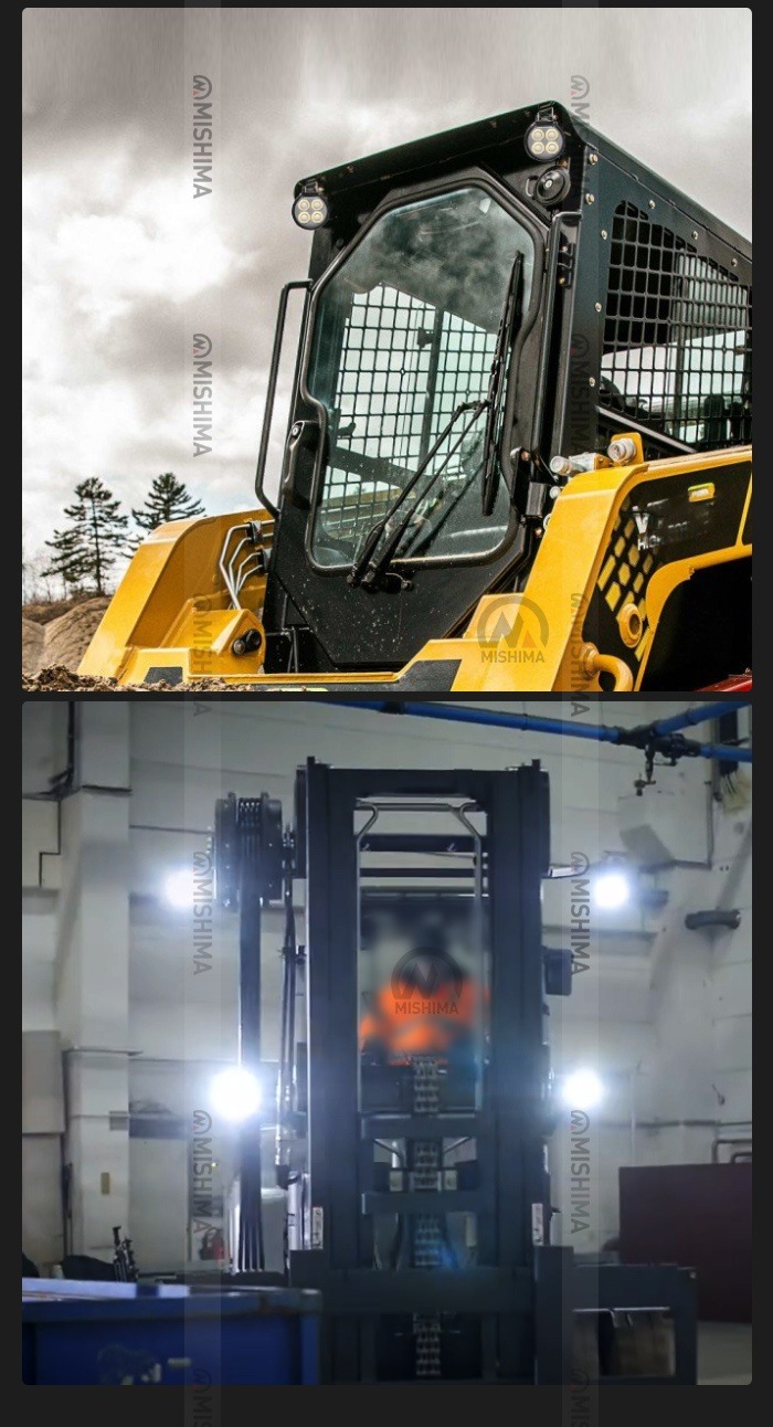 高輝度LEDワークライト 64W/84W/92W msm-87x 12V 24V兼用 広角照射 農業機械・工事現場用 OSRAM製 一年保証 led作業灯トラクター led作業灯ワークライト