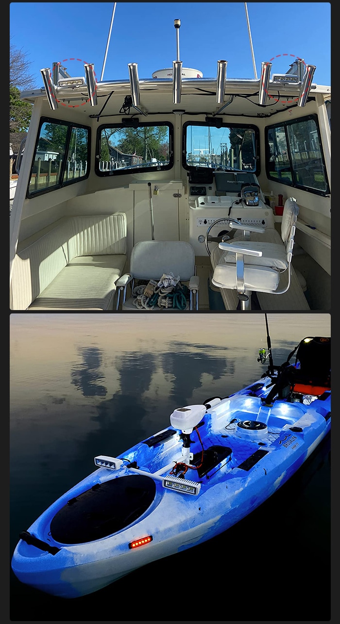 led作業灯12v led作業灯24v led作業灯ワークライト 白ボディー LEDワークライト 【1台/船舶用led・最大14ヵ月保証】ledワークライト車 船  漁船 msm1936 デッキライト 作業灯 36W 路肩灯 12V 24V 広角 防水 バックランプ 除雪車ライト 
