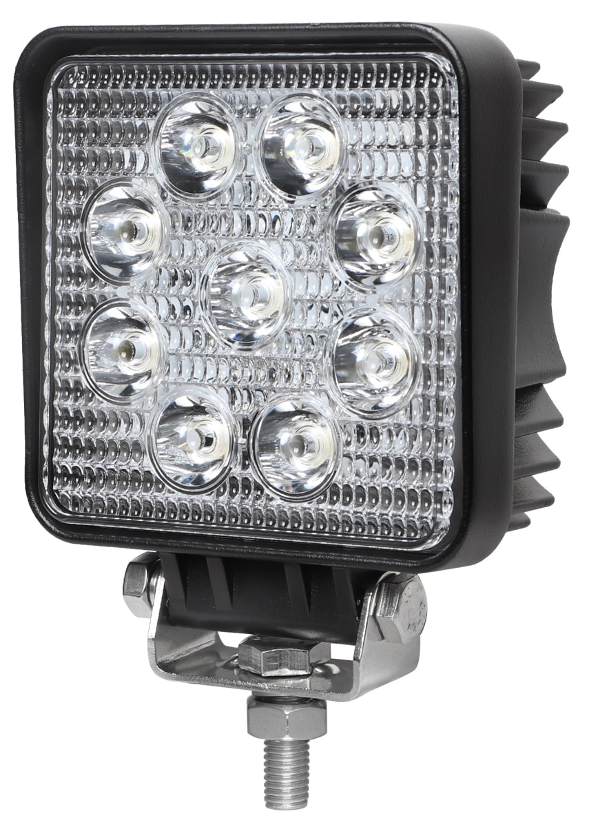 車用led作業灯 タイヤ灯 ワークライト18W 12V 24V に対応-20台 ワークライト LED 作業灯 12V 24V 車 【1台/最大14ヵ月保証・レモン色